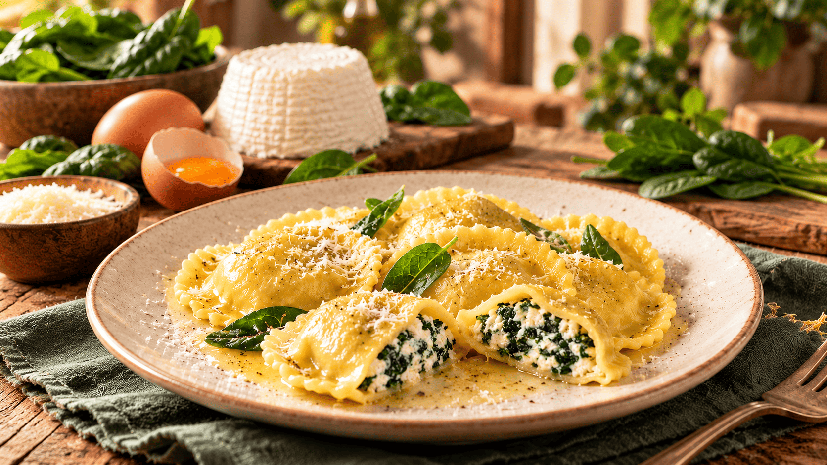 Tortelli <span>ricotta e spinaci</span>