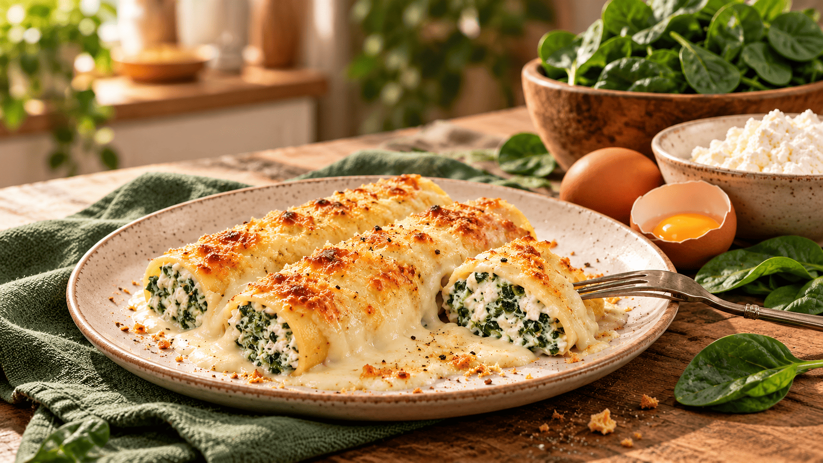 Cannelloni <span>ricotta e spinaci</span>